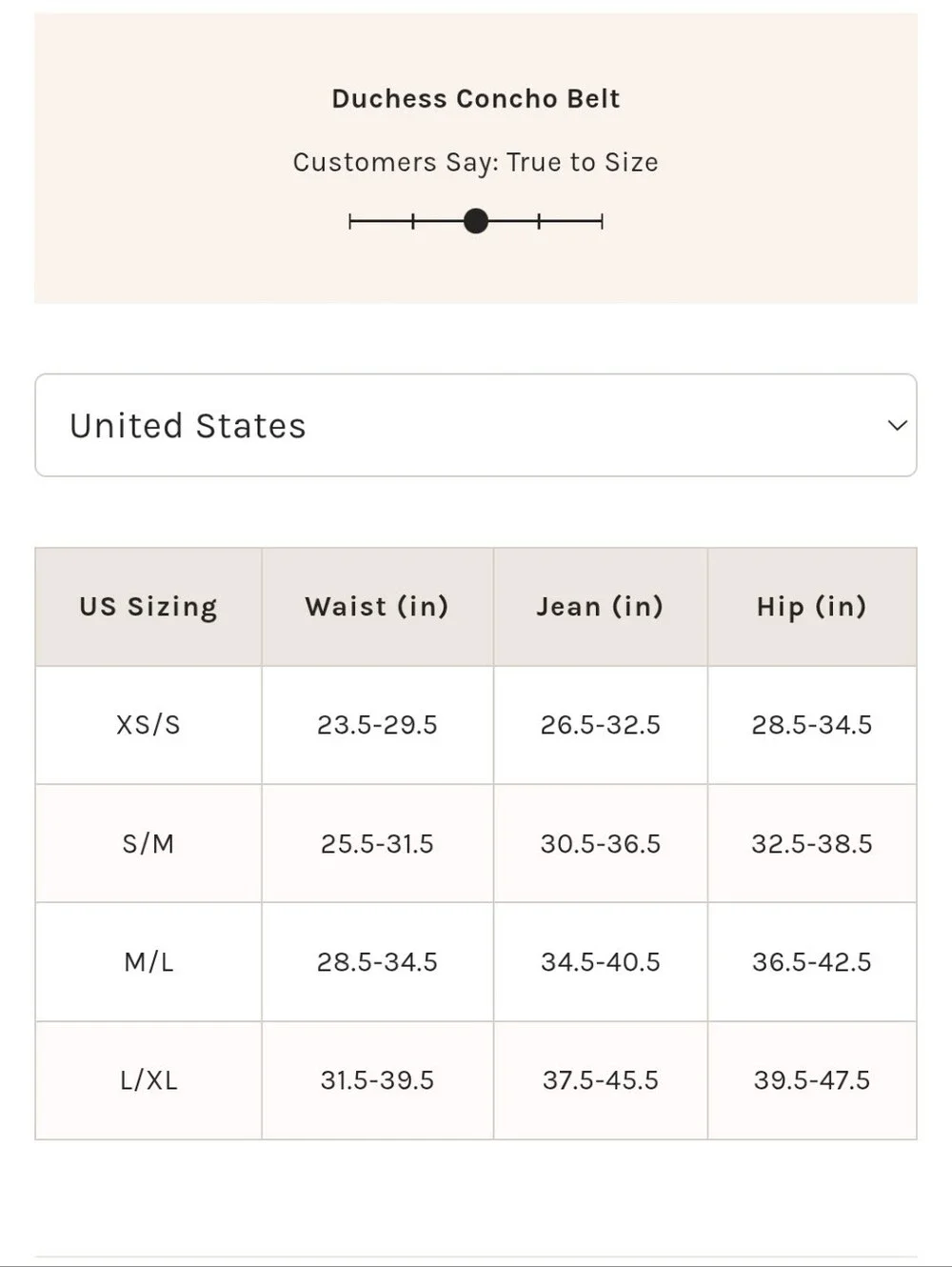 Duchess Concho Belt